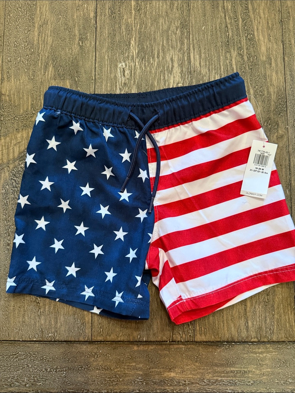 Old navy baby boy Americana swim trunks
